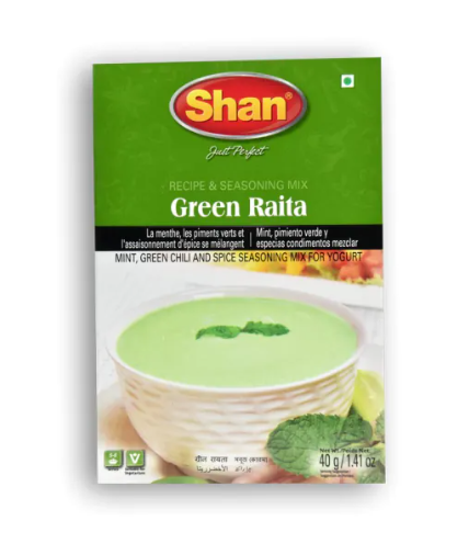 SHAN Green Raita Masala 1.41 OZ